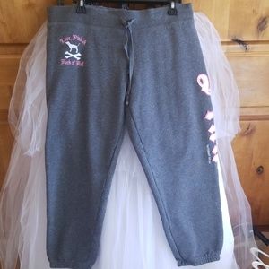 VS Pink crop sweatpants!